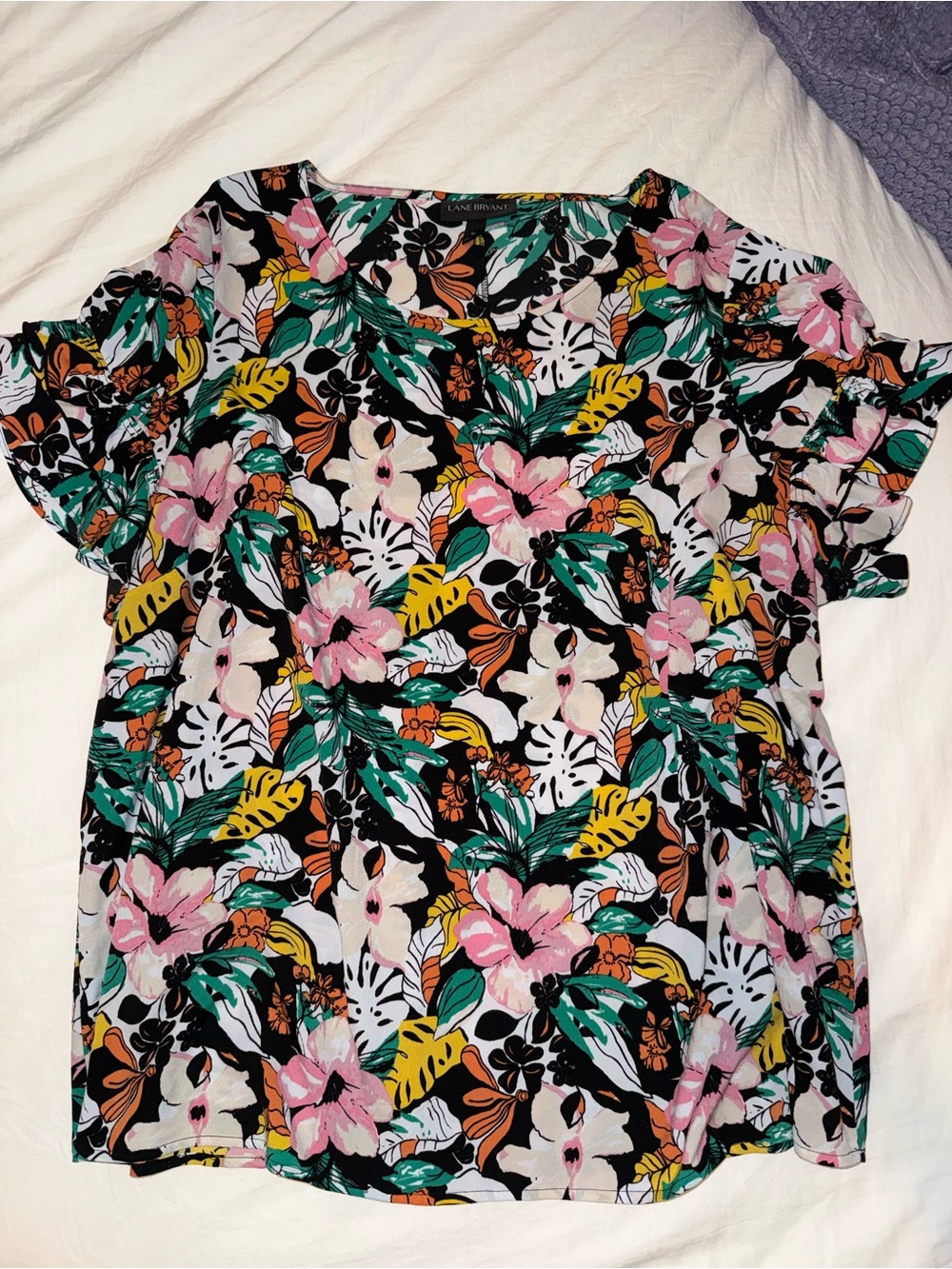 Lane Bryant Floral Blouse
